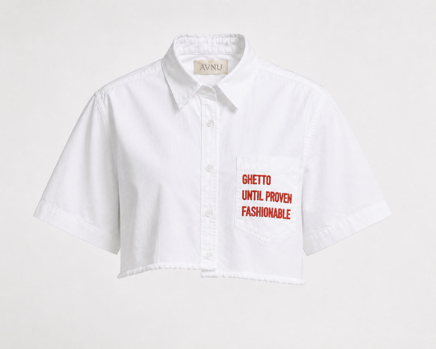 Proven Button Up Crop (Pre-Order)